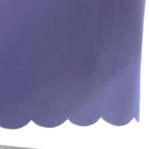 Tobi Blue Scalloped Shift Dress ¾ Sleeves Small - Picture 5 of 8